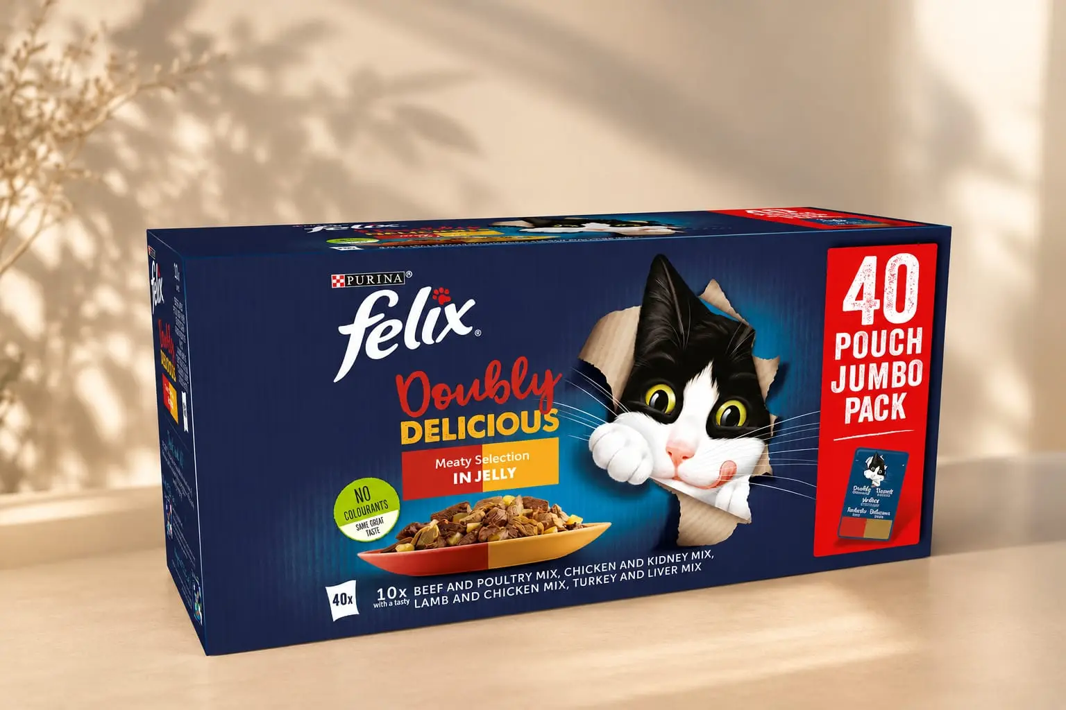 Felix As Good As It Looks Doubly Delicious Cat Food Meat 12x100g - Image 6