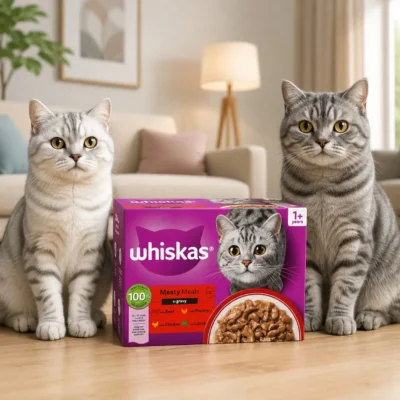 Whiskas Cat Food Meaty Meals in Gravy 85g