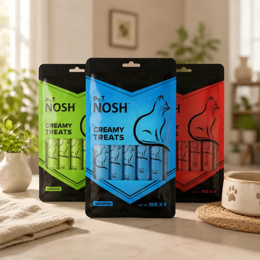 Pet Nosh Creamy Cat Treats 75g 5 x 15g Sticks