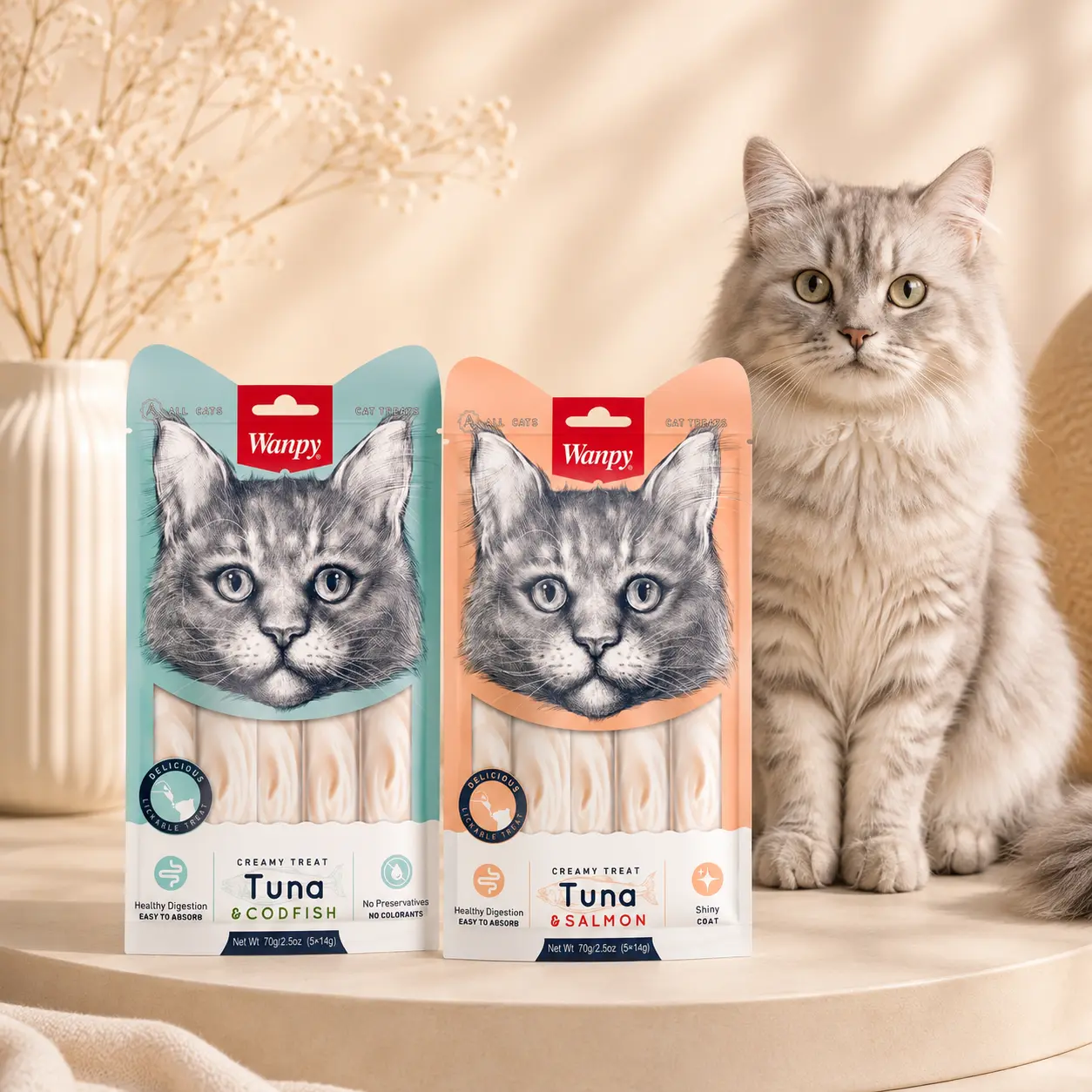 Wanpy creamy treats available at PrimePets.pk