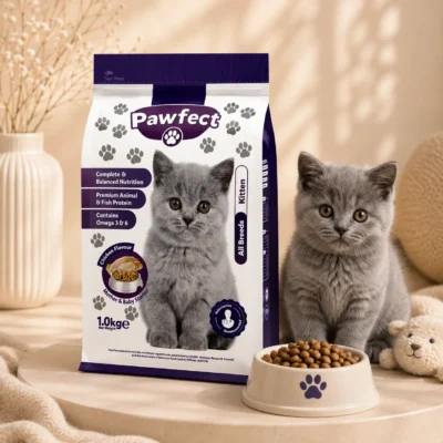 Pawfect Kitten Food 1kg dry cat food for kittens aged 1 to 12 months