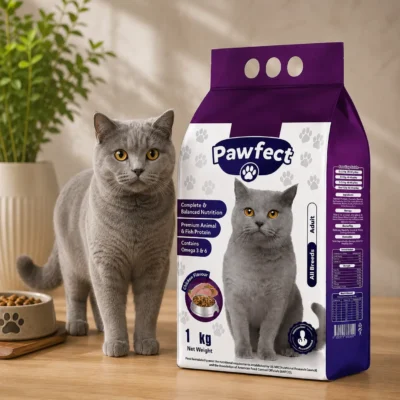 Pawfect Adult Cat Food for cats aged 1 year and above